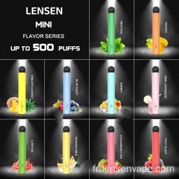 POD jetable personnalisé 500puffs Disposable Vape Pen